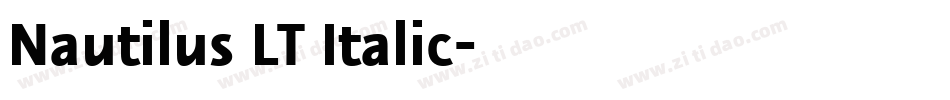 Nautilus LT Italic字体转换